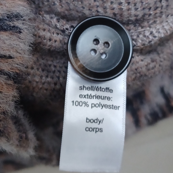 Maurices heavy animal print cardigan - Picture 6 of 6